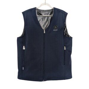 Doace Heated V Neck Vest Mens and Womens Size Medium Blue NO BATTERY